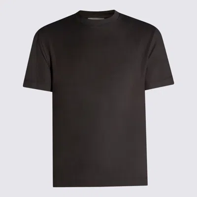 Altea Green Cotton T-shirt In Brown