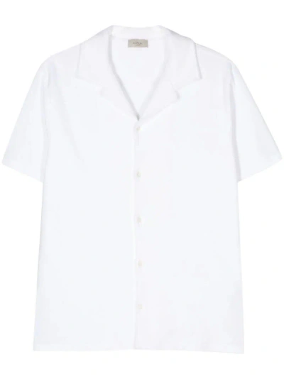 Altea `harvey Camp` Short Sleeve Shirt In White