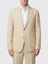 Altea Giacca Aaron Lightweight Linen Blazer In Green