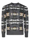 Altea Jacquard Crew-neck Sweater In Multi