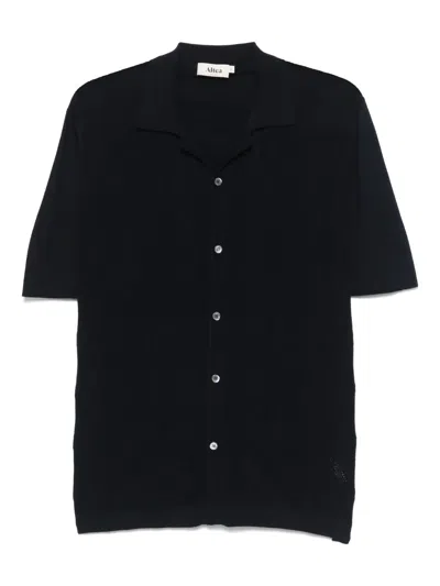 Altea Jacquard Shirt In Blue