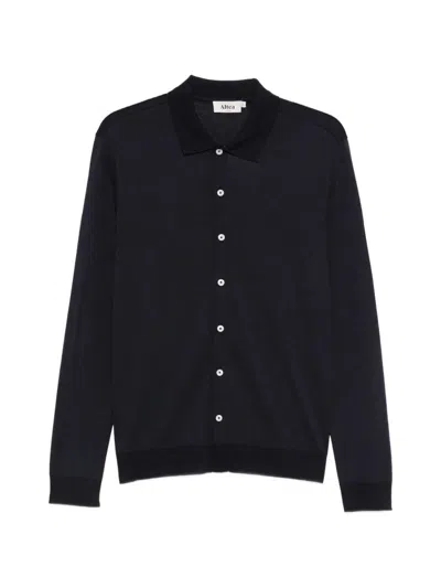 Altea `julius` Long Sleeve Shirt In Blue