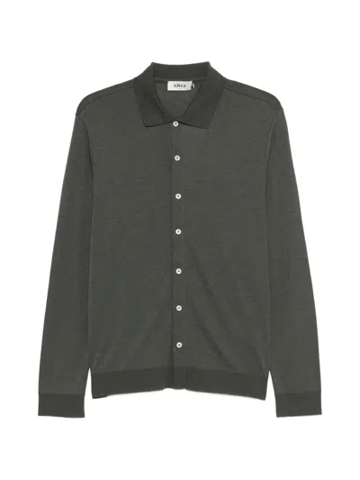 Altea `julius` Long Sleeve Shirt In Green