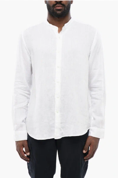 Altea Korean Neckline Linen Shirt