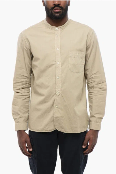 Altea Korean Neckline Linen Shirt