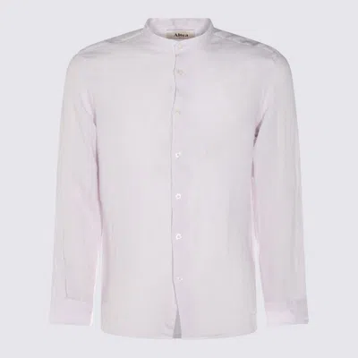 ALTEA ALTEA LILAC LINEN SHIRT