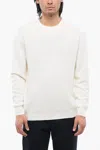 Altea Linen-blended Crewneck Sweater In White