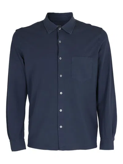 Altea Long Sleeve Button-up Shirt In Blue