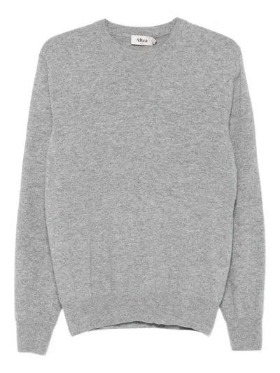 Altea Long Sleeve Crew-neck Sweater In Gray