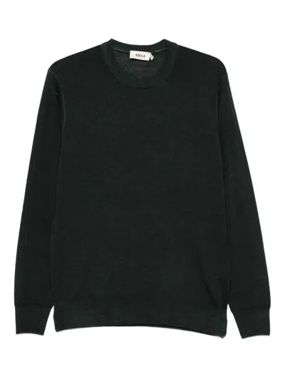Altea Long Sleeve Crew-neck Sweater In Gray