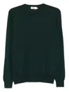 Altea Long Sleeve Crew-neck Sweater In Green