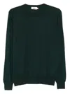 Altea Long Sleeve Crew-neck Sweater In Green