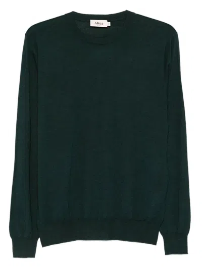 ALTEA ALTEA LONG SLEEVE CREW-NECK SWEATER