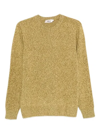Altea Long Sleeve Crew-neck Sweater In Brown