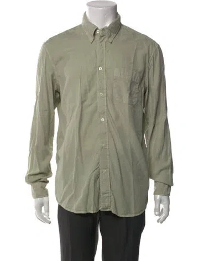 Pre-owned Altea Long Sleeve Dress Shirt In Green