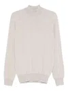 Altea Long Sleeve Mock-neck Sweater In Gray