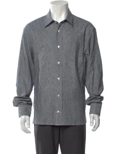 Pre-owned Altea Long Sleeve Shirt In Blue
