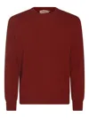 Altea Long-sleeve Sweater In Brown