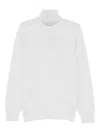 Altea Long Sleeve Turtle-neck Sweater In Burgundy