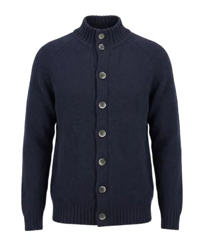 Altea Long-sleeve Cardigan In Blue