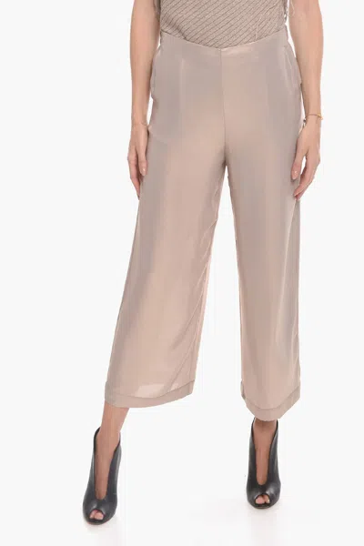 Altea Lurex Page Flared Pants In Gold