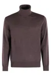 Altea Maglia Collo Alto Merino In Brown