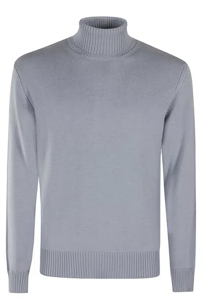 Altea Maglia Dolcevita Merinos 2 Fili In Polvere