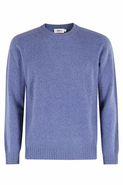Altea Maglia Girocllo Cashmere In Blue