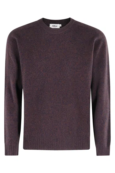 Altea Maglia Girocllo Cashmere In Brown