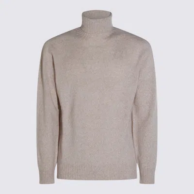 ALTEA ALTEA BEIGE WOOL KNITWEAR