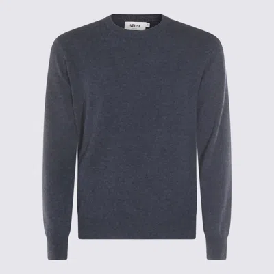 ALTEA ALTEA BLUE WOOL KNITWEAR