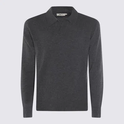 ALTEA ALTEA GREY WOOL KNITWEAR
