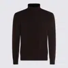 Altea Speckled-knit Sweater In Brown