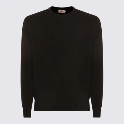 Altea Crew-neck Wool Sweater In Black