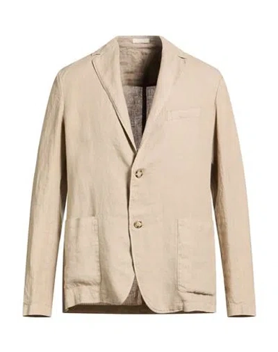 Altea Man Blazer Beige Size Xxxl Linen In Brown