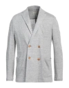 Altea Man Blazer Light Grey Size M Linen In Grey