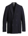 Altea Man Blazer Midnight Blue Size 44 Virgin Wool, Elastane In Blue