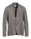 Altea Man Blazer Khaki Size L Cotton, Virgin Wool In Beige