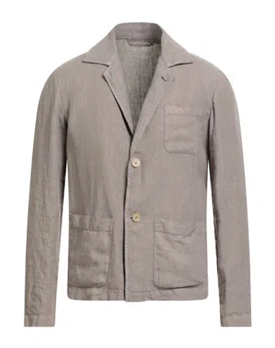 Altea Man Blazer Taupe Size M Linen