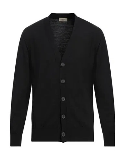Altea Man Cardigan Black Size S Virgin Wool