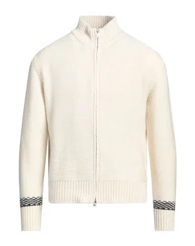 Altea Man Cardigan Ivory Size Xxl Virgin Wool