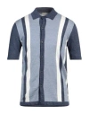 Altea Man Cardigan Light Blue Size S Linen, Cotton