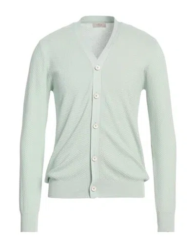 Altea Man Cardigan Light Green Size M Cotton