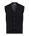 Altea Man Cardigan Steel Grey Size Xxl Virgin Wool In Blue
