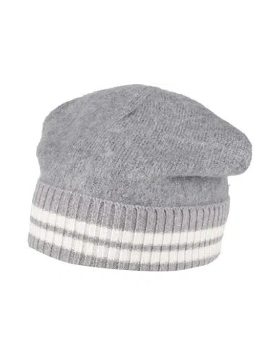 Altea Man Hat Grey Size Onesize Virgin Wool, Mohair Wool, Polyamide, Acrylic In Gray