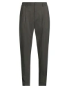 Altea Man Pants Military Green Size M Virgin Wool, Elastane In Black