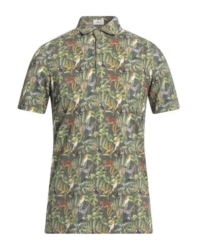 Altea Man Polo Shirt Green Size Xl Cotton