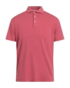 Altea Man Polo Shirt Magenta Size Xxl Cotton, Elastane In Magenta