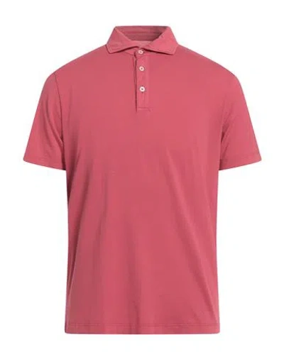 Altea Man Polo Shirt Magenta Size Xxl Cotton, Elastane