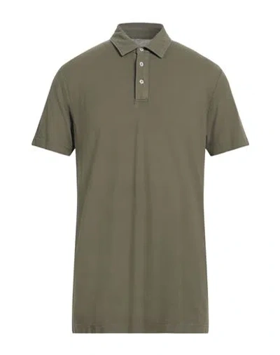 Altea Man Polo Shirt Military Green Size Xxl Cotton